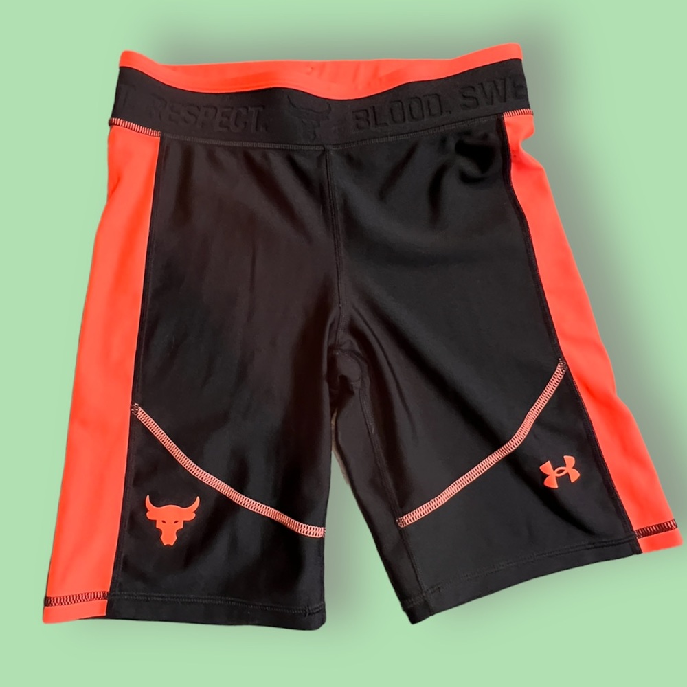 Under Armour Project Rock Bike Shorts - Picture 3 of 4